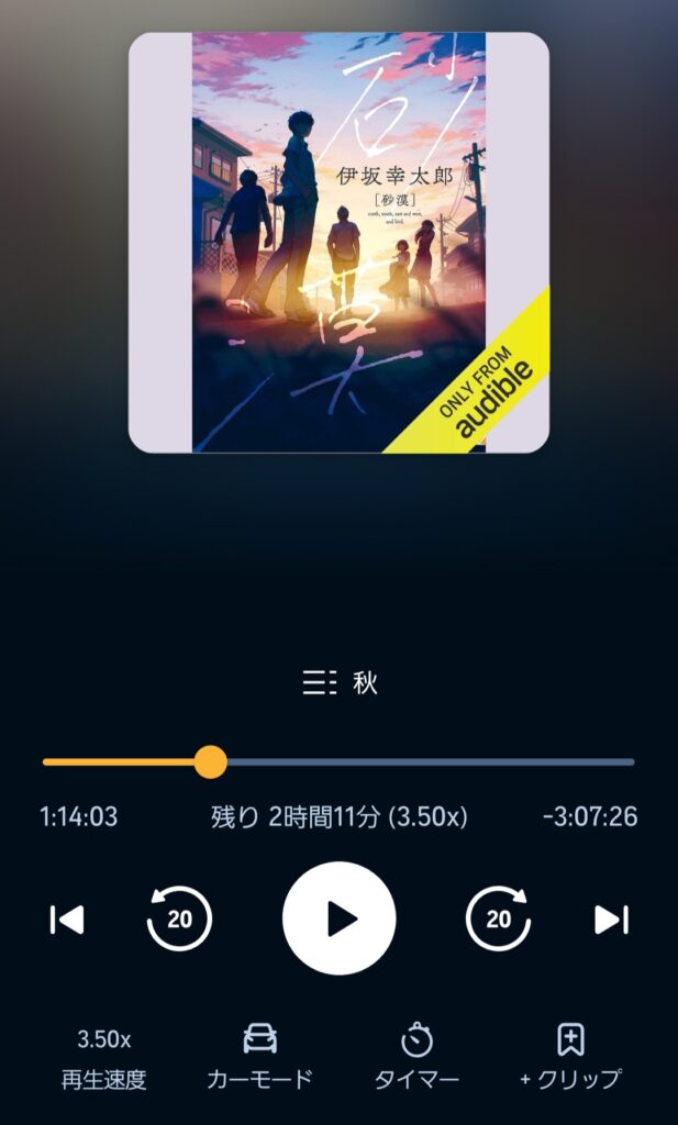 Amazon Muicアプリで追加した作品はAudibleアプリのライブラリでも再生できる